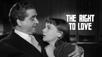 The Right To Love (1956)